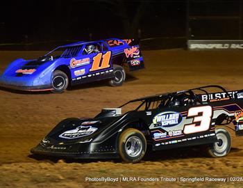 Springfield Raceway (Springfield, MO) – MLRA Founders Tribute – February 28-March 1, 2025. (Todd Boyd photo)