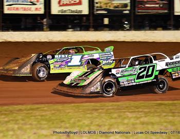 Lucas Oil Speedway (Wheatland, MO) – Lucas Oil Late Model Dirt Series – Diamond Nationals – July 17th, 2021. (Todd Boyd photo)
