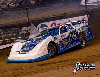 Patrik in action at the Castrol Gateway Dirt Nationals at The Dome at Americas Center (St. Louis, Mo.) on Dec. 14-16.