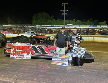 Trevor Collins picked up the Ernie Jones Memorial Super Late Model win on May 28, 2023 at Marylands Potomac Speedway.