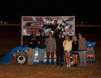 Johnny Faucett won at West Alabama Speedway on March 30, 2024.