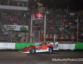 Adams County Speedway (Corning, IA) – Malvern Bank West Series – Gail & Karen Hampel Memorial – June 28th, 2025. (Mike Ruefer Photo)
