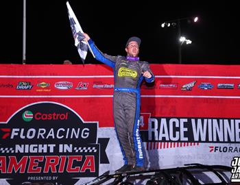 Fairbury Speedway (Fairbury, IL) – Castrol FloRacing Night in America – One for the Road – July 24th, 2024. (Josh James photo)