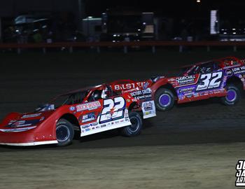 Farmer City Raceway (Farmer City, IL) – World of Outlaws Late Model Series – Illini 100 – April 11th-12th, 2025. (Josh James Artwork)