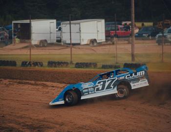 Jacob Hawkins pocketed $3,000 for his Super Late Model win at Elkins Raceway (Kerens, W.Va.) on Saturday, July 22.