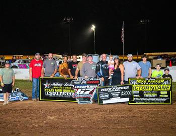 Shane Gibbons won an Arkansas Factory Stock victory during the 11th Annual Mike Parker Memorial at 67 Speedway of Texarkana on June 22