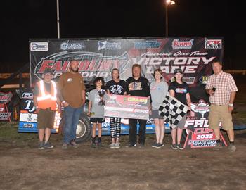 Mike Spatola streaked to the $2,500 FALS Cup win on Saturday June 3 at Fairbury (Ill.) Speedway. (Rocky Ragusa image)