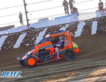 Dirt Track at Indianapolis Motor Speedway (Speedway, IN) – USAC NOS Energy Drink Midget National Championship – BC39 – July 1st-2nd, 2025. (Reitz Motorsports Photography)