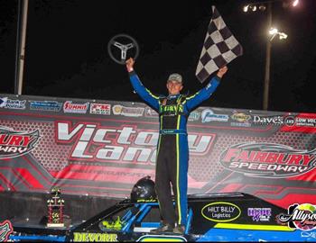 Drake Compton swept the weekend in the Hobby Mod division at Fairbury Speedway with two wins on Saturday, August 23.