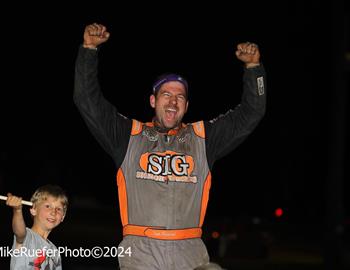 Central Missouri Speedway (Warrensburg, MO) – Malvern Bank West Series – Cliff Harris Memorial – May 18th, 2024. (Mike Ruefer Photo)