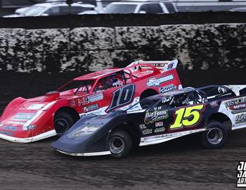 Fairbury Speedway (Fairbury, IL) – Midwest Auto Racing Series (MARS) Late Model Championship – FALS Triple Down Shootout – May 24, 2025. (Josh James Artwork photo)