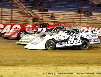 Lucas Oil Speedway (Wheatland, MO) – Lucas Oil Midwest Late Model Racing Association (MLRA) – 10th Annual Ron Jenkins Memorial – August 30-31, 2024. (Todd Boyd photo)