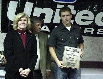 Cody Branchcomb, 2002 Brodix Rookie of the Year