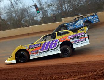 Cameron Weaver in action at Boyds Speedway on November 19, 2022. (WellsRacingPhotos.com image)