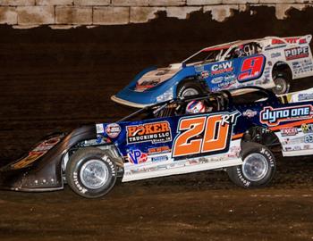Fairbury Speedway (Fairbury, Ill.) – World of Outlaws Morton Buildings Late Model Series – Prairie Dirt Classic – July 30th-31st, 2021. (Tyler Carr photo)