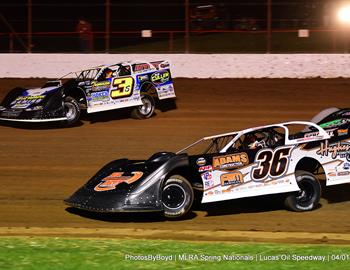 Lucas Oil Speedway (Wheatland, MO) – Lucas Oil Midwest Late Model Racing Association – Spring Nationals – March 31st-April 1st, 2023. (Todd Boyd Photo)