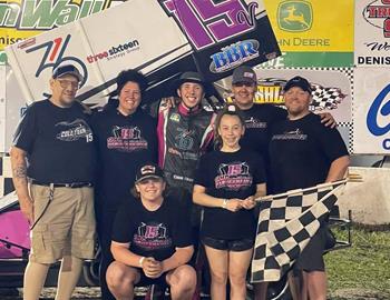 First-career 305 c.i. Sprint Car feature win on May 27, 2022 at Crawford County Speedway.