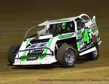 81 Speedway (Park City, KS) – United States Modified Touring Series (USMTS) – 2nd Annual Ed Gressel Memorial – June 21-22, 2024. (Todd Boyd photo)