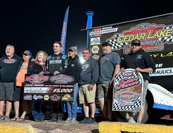 Dustin Sorensen wins night two of The Masters at Cedar Lake Speedway on June 14