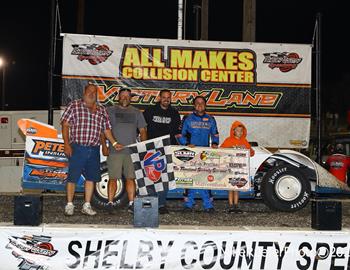 Shelby County Speedway (Harlan, IA) – Malvern Bank East Series – Rallen Zeitner Memorial – July 12th, 2025. (Mike Ruefer photo)
