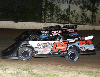 Central Missouri Speedway (Warrensburg, MO) – Malvern Bank West Series – Cliff Harris Memorial – May 18th, 2024. (Mike Ruefer Photo)