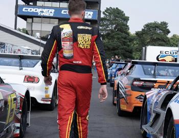 Matt Tifft on the giid before the Trans Am Series presented by Pirelli TA2 race at Mid-Ohio Sports Car Course (Lexington, OH) on June 22, 2024.