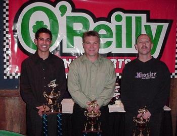 The top three in 2007 Gulf South points - Brandon Berryman, Skip Wilson and Gary Watson