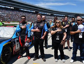 Chad in action in the MBM Motorsports No. 66 at Texas Motor Speedway.
