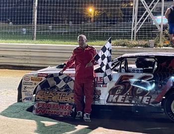 Track point leader, Mike Coberly picked up another win on Saturday night at Elkins Raceway