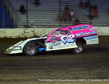 81 Speedway (Park City, KS) – United States Modified Touring Series (USMTS) – 2nd Annual Ed Gressel Memorial – June 21-22, 2024. (Todd Boyd photo)