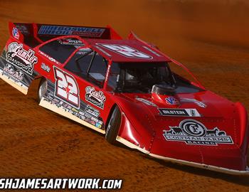 Deep South Speedway (Loxley, AL) – Hunt the Front Southern Showcase – November 18th-20th, 2022. (Josh James Artwork)