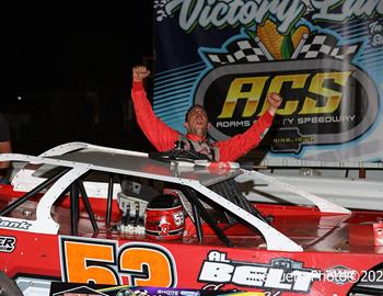 Adams County Speedway (Corning, IA) – Malvern Bank West Series – Gail & Karen Hampel Memorial – June 28th, 2025. (Mike Ruefer Photo)