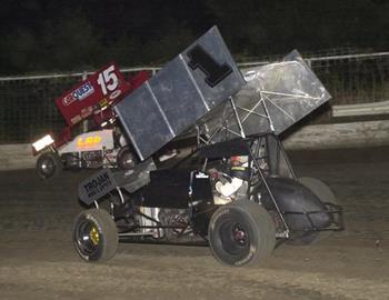 Sean McClelland (1) chases down Michael Brown (15b) in the B Main