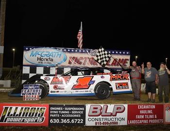 Mike Mataragas mastered the Super Late Model division on Saturday night at Illinois’ Sycamore Speedway.