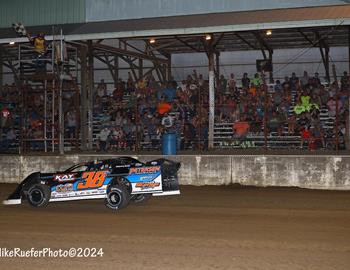 Lafayette County Speedway (Darlington, WI) – Malvern Bank East Series – June 21st, 2024. (Mike Ruefer photo)