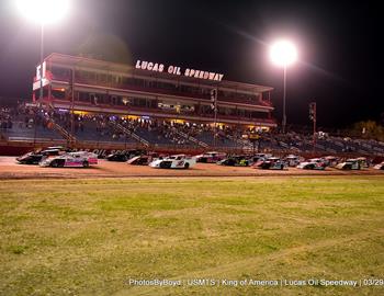 Lucas Oil Speedway (Wheatland, MO) – United States Modified Touring Series (USMTS) – King of America XIV – March 27-29, 2025. (Todd Boyd photo)