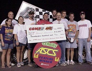 Danny Jennings and company in victory lane