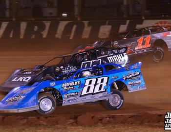 The Dirt Track at Charlotte (Concord, N.C.) – World of Outlaws Case Late Model Series – World Finals – November 6th-9th, 2024. (Josh James Artwork)