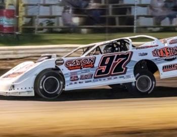 Michael Chilton banked a $7,500 Ultimate Heart of America Super Late Model win at Richmond (Ky.) Raceway on Saturday, July 22. (Jimmy Pittman image)