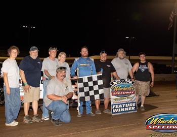 Wes Bonebroke rallied late to pick up his second win of the year on Saturday night at Winchester (Va.) Speedway.