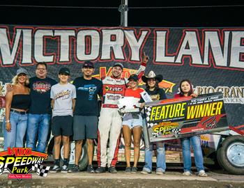 Carlos Ahumada Jr. wins at Vado Speedway Park (Vado, NM) on August 24, 2024. (Vado Speedway Park photo)