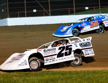 Lucas Oil Speedway (Wheatland, MO) – Lucas Oil Midwest Late Model Racing Association (MLRA) – Spring Nationals – April 12th-13th, 2024. (Heath Lawson photo)