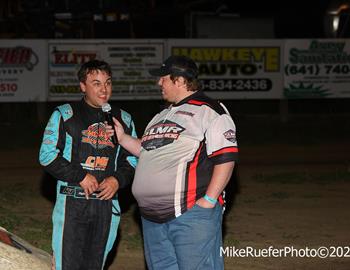 Stuart Speedway (Stuart, IA) – Malvern Bank West Series – May 9th, 2025. (Mike Ruefer photo)