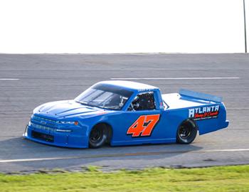 Grant Thompson on track at Mobile International Speedway (Irvington, AL) on August 10, 2024.