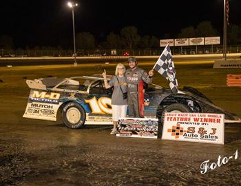 Shay Knight won the Modified division at Magnolia Motor Speedway on September 1