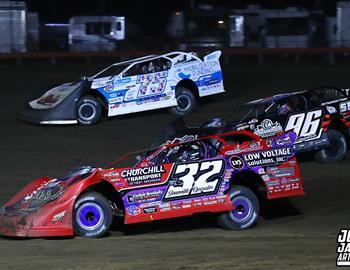 Farmer City Raceway (Farmer City, IL) – World of Outlaws Late Model Series – Illini 100 – April 11th-12th, 2025. (Josh James Artwork)