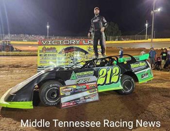 Josh Putnam raced to the $10,053 Schaeffer’s Oil Spring Nationals Super Late Model victory at Duck River Raceway Park (Wheel, Tenn.) on Sunday, May 26.