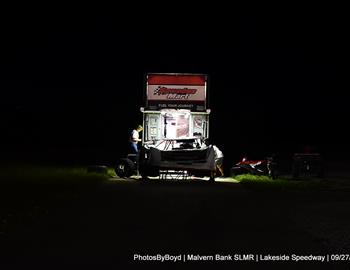 Lakeside Speedway (Kansas City, KS) – Malvern Bank West Series – September 27th, 2024. (Todd Boyd photo)