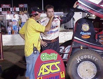 Brian Brown interviewed after his victory