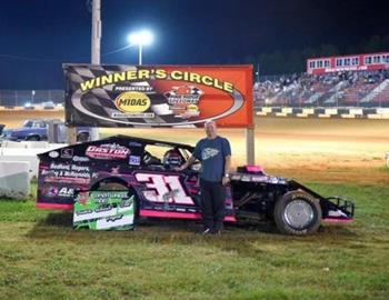 Keith Coan added a Sportsman Modified victory at Pine Ridge Speedway on Saturday, September 13.